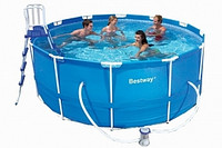Каркасный бассейн Bestway 56420, 366х122 см, 10250л, песочный фильтр-насос 2006л/ч